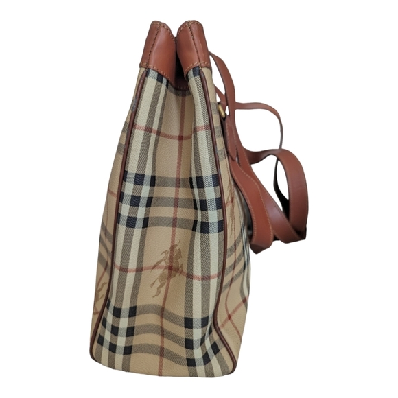 Burberry Regent Tote Haymarket Coated Canvas Medium - Picture 11 of 13